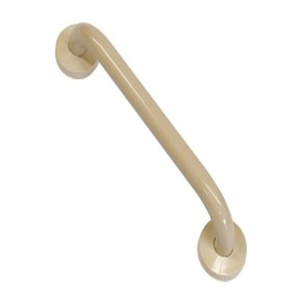 Grab Rail, Aluminium, Multi Hole, Concealed Fixing, 25 x 450mm, Ivory