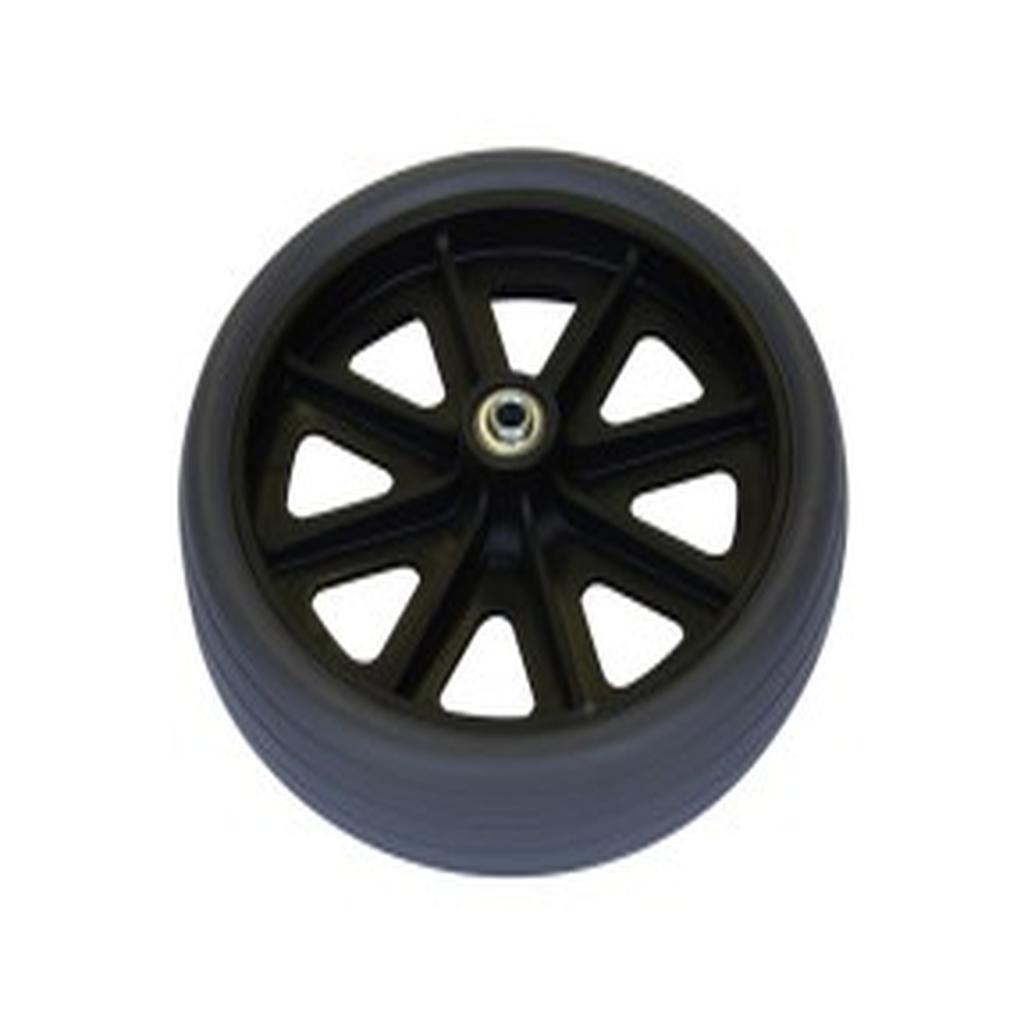 Castor Wheel, Ansa, PU, with Bearings, 200mm (8in.), Grey