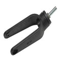 Castor Fork, Front, Plastic, Black, Ansa, to suit Ansa Sprinter Seat Walker