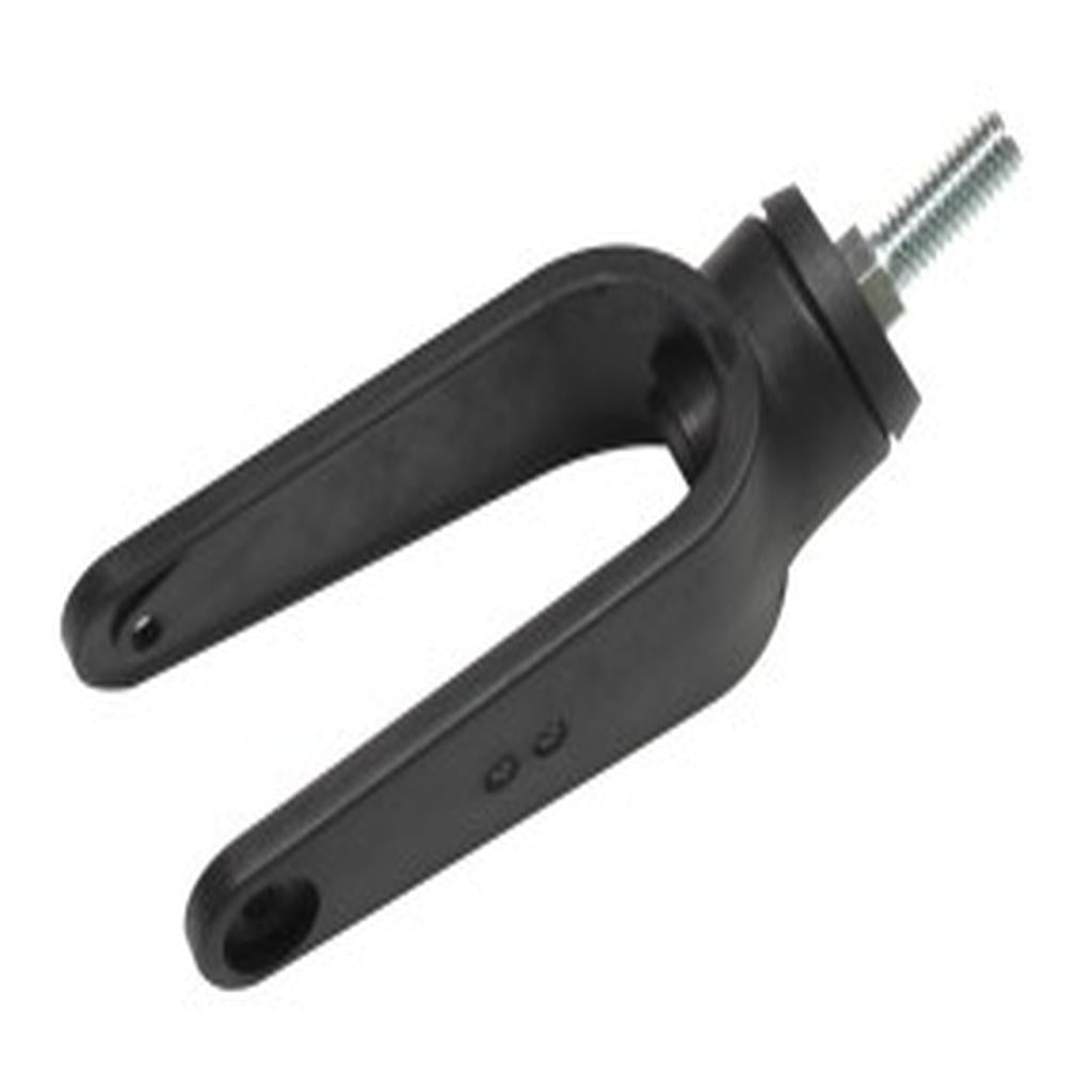 Castor Fork, Front, Plastic, Black, Ansa, to suit Ansa Sprinter Seat Walker