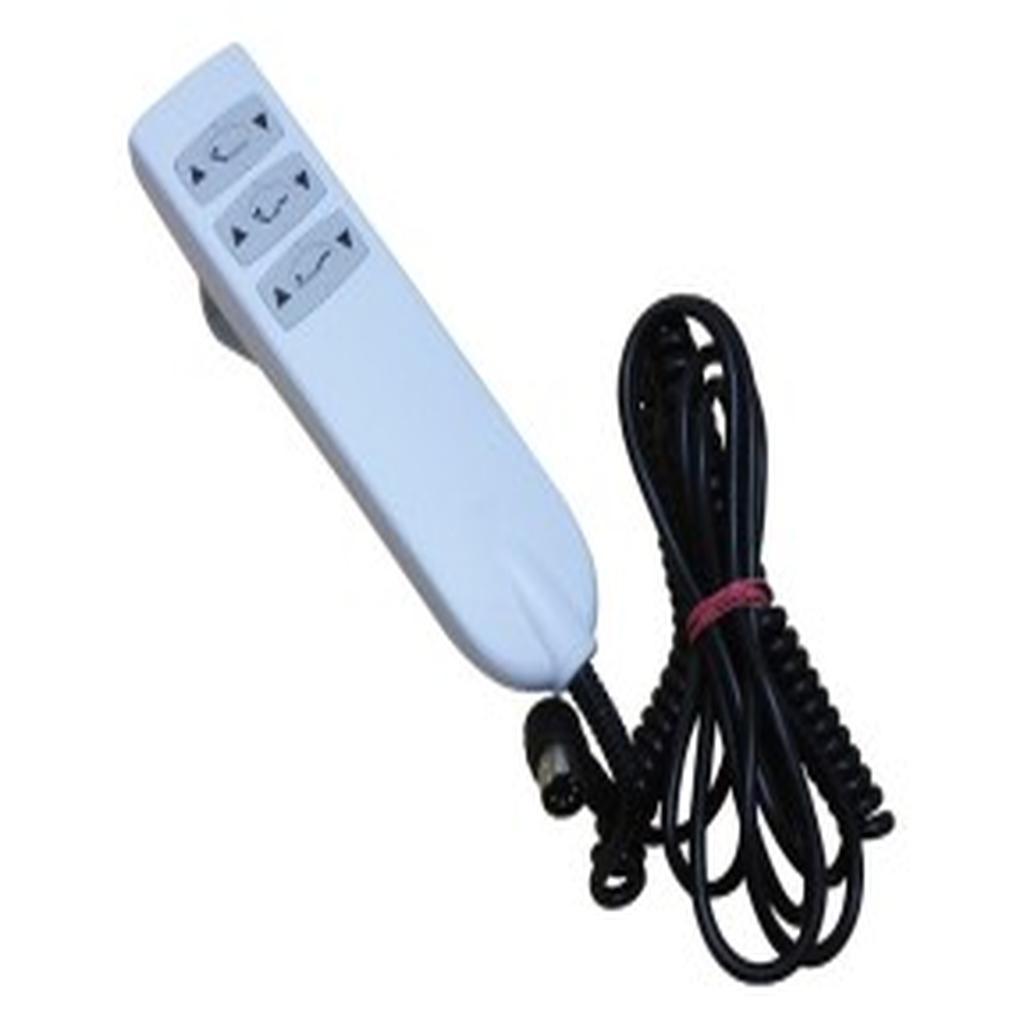 Handset, 6 Button, Grey, 5 Pin DIN (Round) Plug, Okin Swingline, to suit