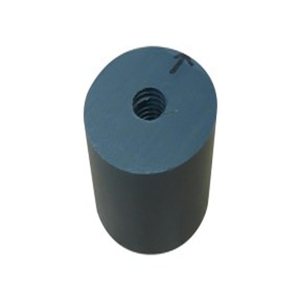 Castor Bush, Front, Nylon, Grey, Threaded, Para Mobility, to suit Platypus Pool / Wet Area Wheelchair