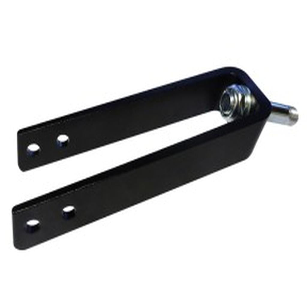 Castor Fork, Front, Black, with Pintle Bolt, Karma, to suit Karma Eagle Manual Wheelchair