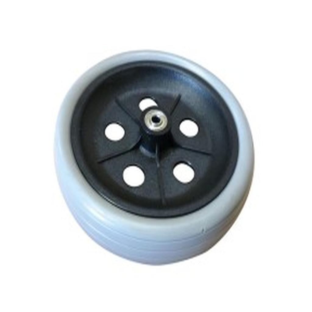 Castor Wheel, Ansa, to suit Sprinter Seat Walker, PU on Nylon, 190mm x 38mm, Grey