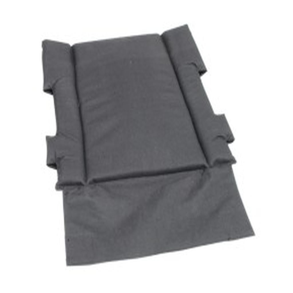 Backrest Upholstery, Basix, Nylon, Half Folding, Black, 40cm