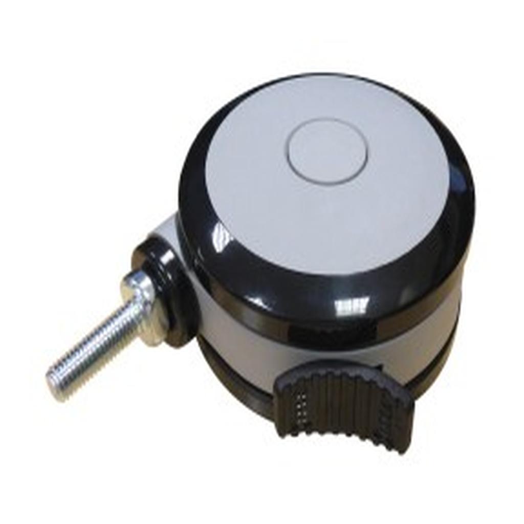 Castor, Braking, Twin Wheel, 125mm (5in.), Plastic, Invacare, to suit Nursing Care Bed