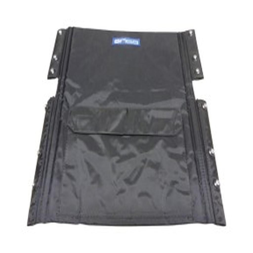 Backrest Upholstery, 460mm (18in.), Nylon, Black, with Pocket, Ansa, to suit Tourer Manual Wheelchair