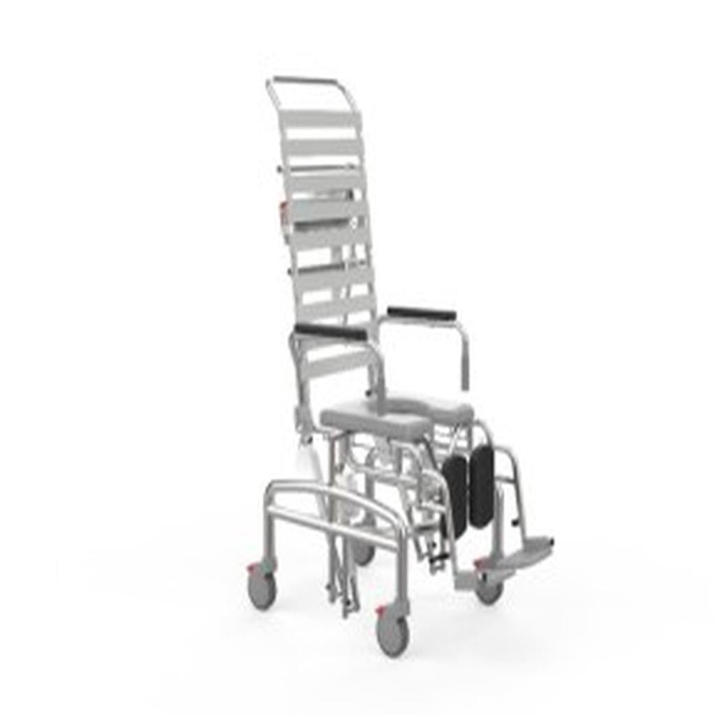 Shower Commode, Self Propelled, Swingaway Footplate, 510mm, Juvo, Xtra Care (SWL 300Kg)