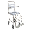 Shower Commode, Attendant Propelled, Swing Away Footplate, 460mm, Juvo, Hybrid (SWL 150kg)
