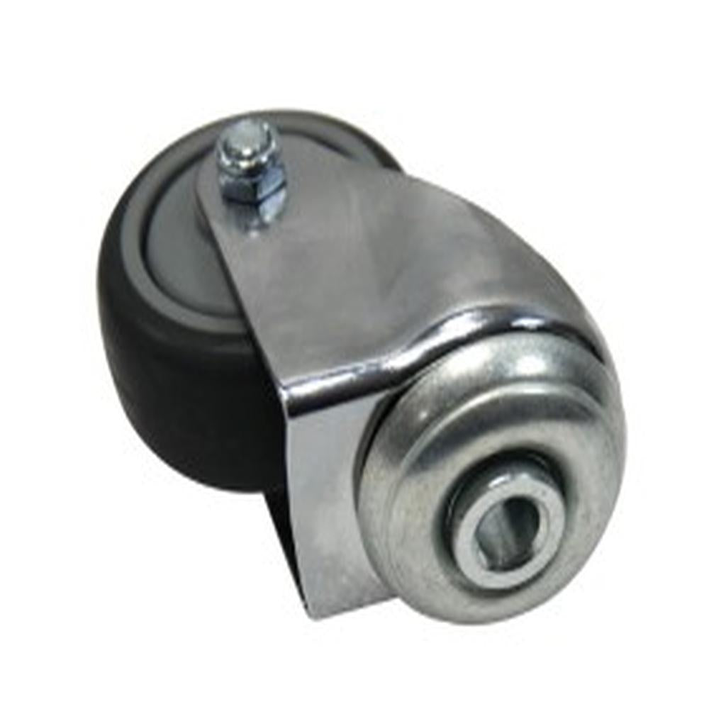 Castor, Non Braking, Single Wheel, 75mm (3in.), Polyurethane, Grey, Kerry, to suit Lifting Hoist
