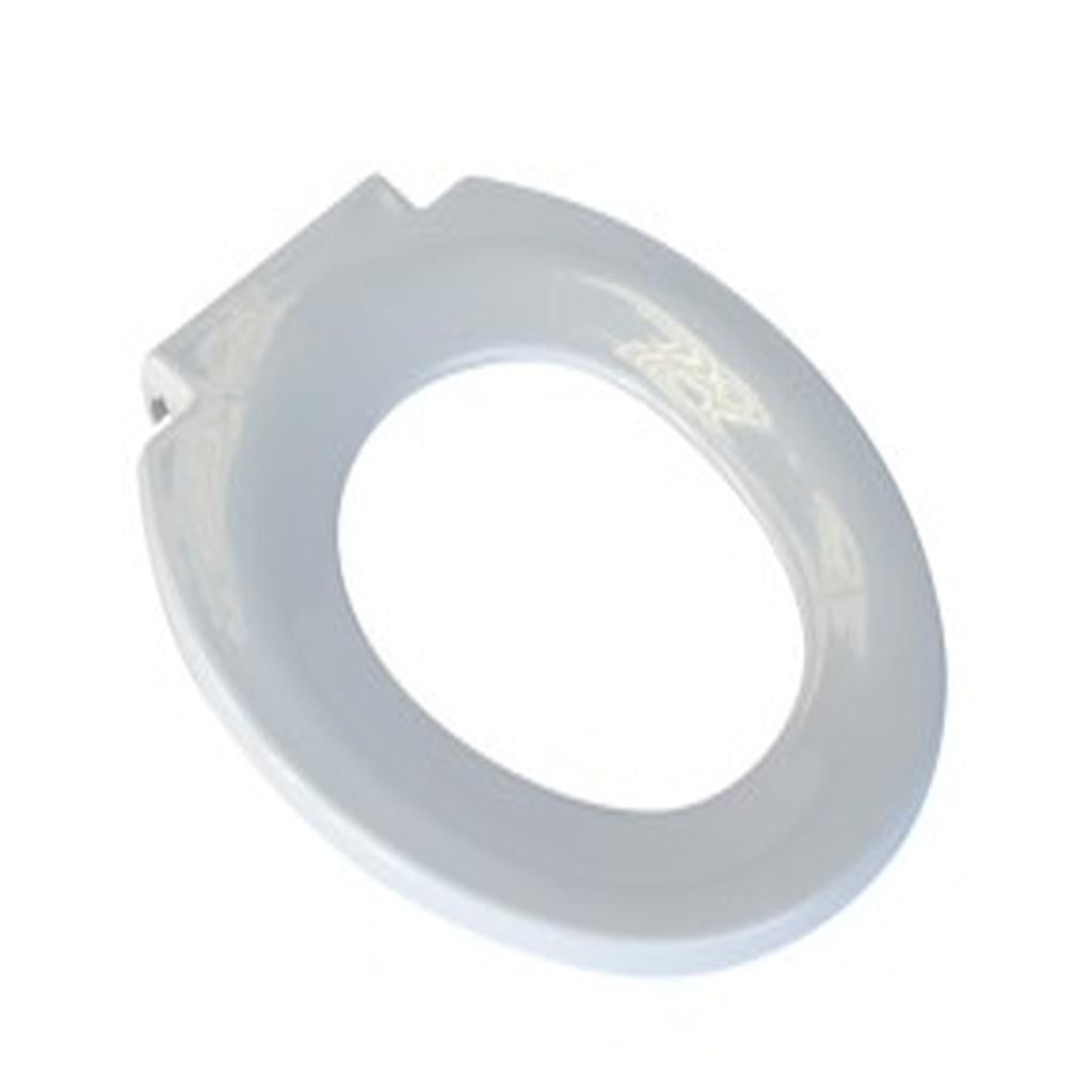 Toilet Seat, Plastic, White, Ansa, to suit 3 in 1 Over Toilet Frame