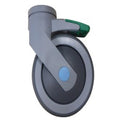Castor, Tracking, 125mm (5in.), Tente Levina, to suit K Care Shower Commode