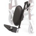Wheelchair Accessories, Elevating Legrest, Steel, Left Hand