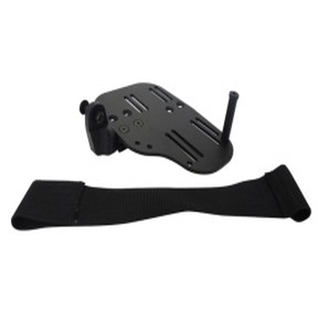 Footplate, Angle Adjustable, Adult, 360 - 380mm (14 - 15in.), Left Hand, with Heel Loop, Quickie, to suit ASAP 2 Frame