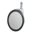Castor, Non Braking, 75mm (3in.), White, Twin Wheel, with Pintle, Guy Ramond, to suit Novak Chair