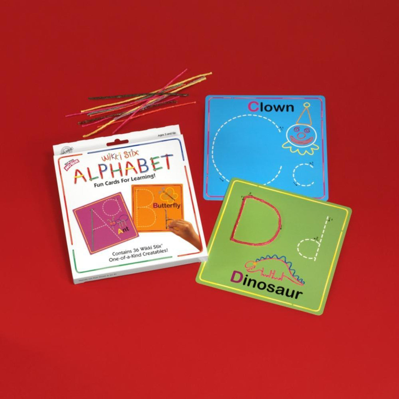 Wikki Stix Alphabet Card Set