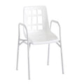Shower Chair, Extra Care, Aluminium, with Arms, 510mm (SWL 150Kg)