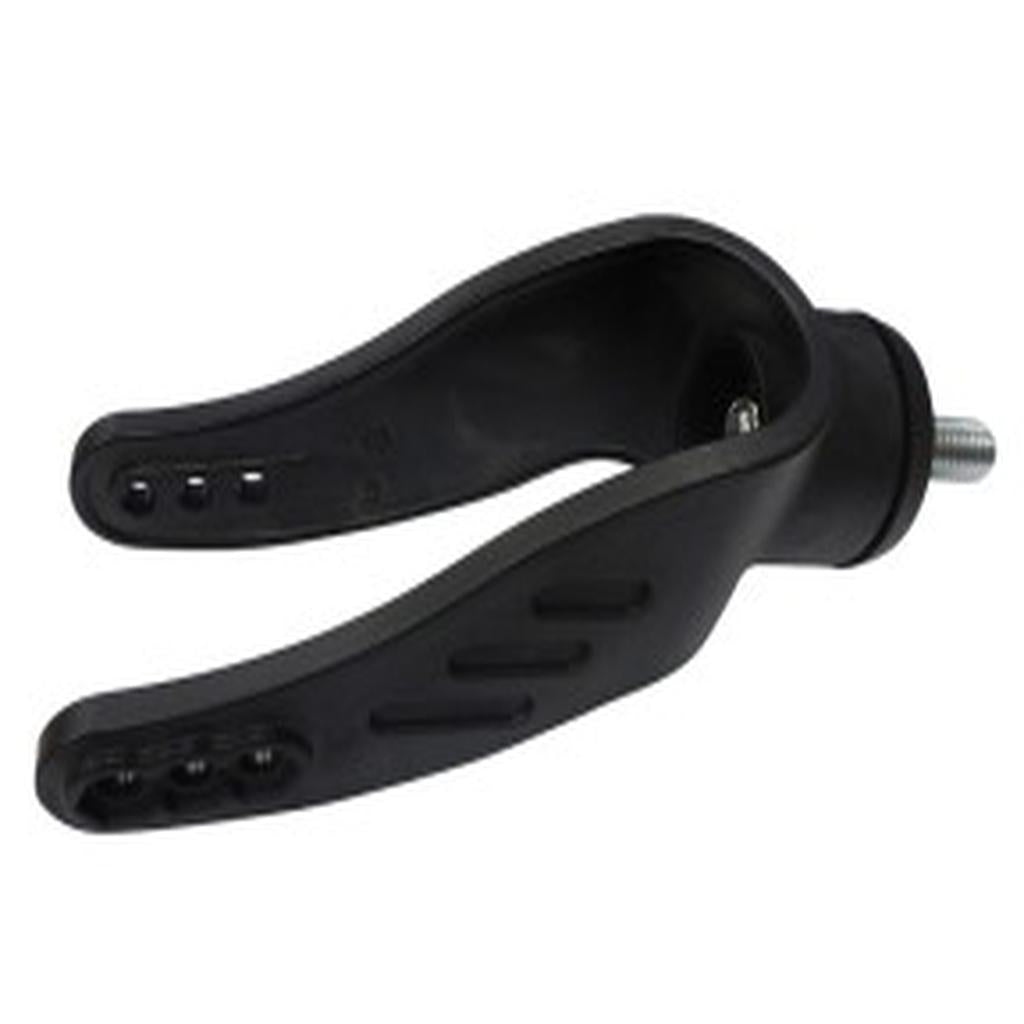 Castor Fork, Front, Plastic, Black, Ansa, to suit Ansa Grande Cruiser Seat Walker