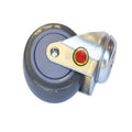 Castor, Non Braking, 100mm (4in.), Polyurethane, Grey, Richmond, to suit Allegro Hoists