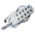 Handset, 10 Button, Grey, 13 Pin DIN (Round) Plug, Dewert Iproxx2