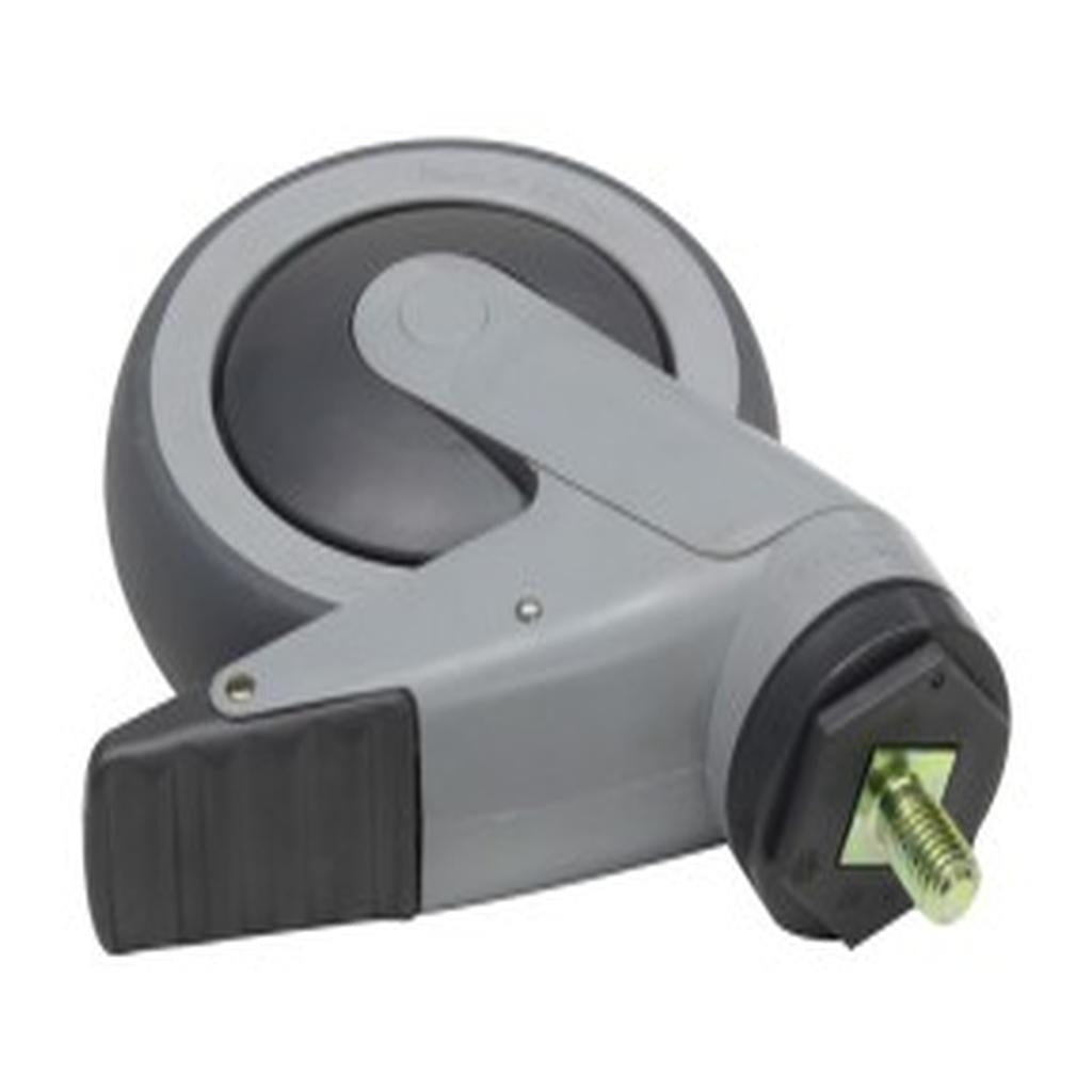 Castor, Tracking, 125mm (5in.), Grey, Tente Levina, to suit Howard Wright Shower Trolley