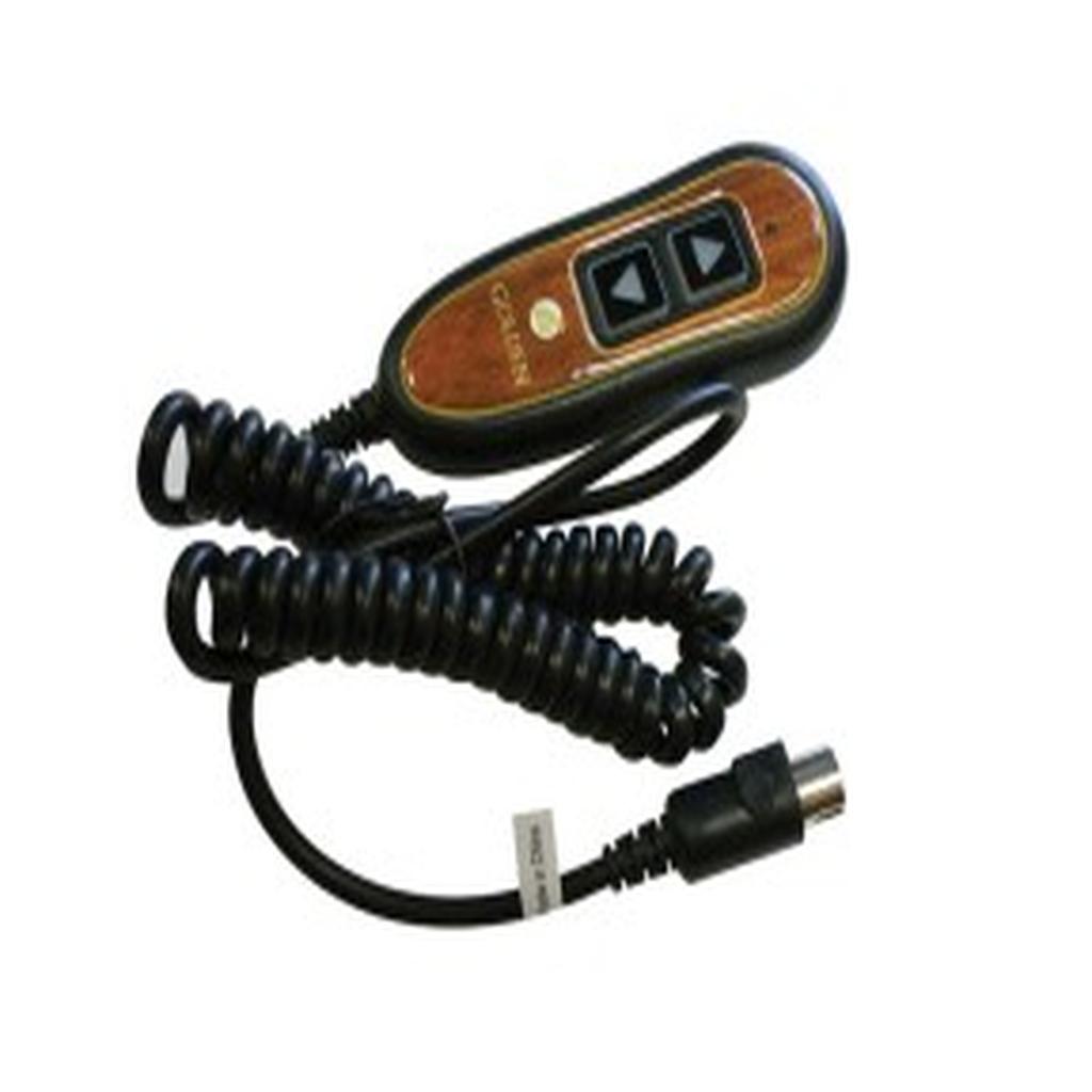 Handset, 2 Button, Walnut Burl Grain, 5 Pin DIN (Round) Plug, LED, Okin, to suit Golden Lift Chair