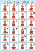 Poster: 24 Starter Signs - AAC Boardmaker