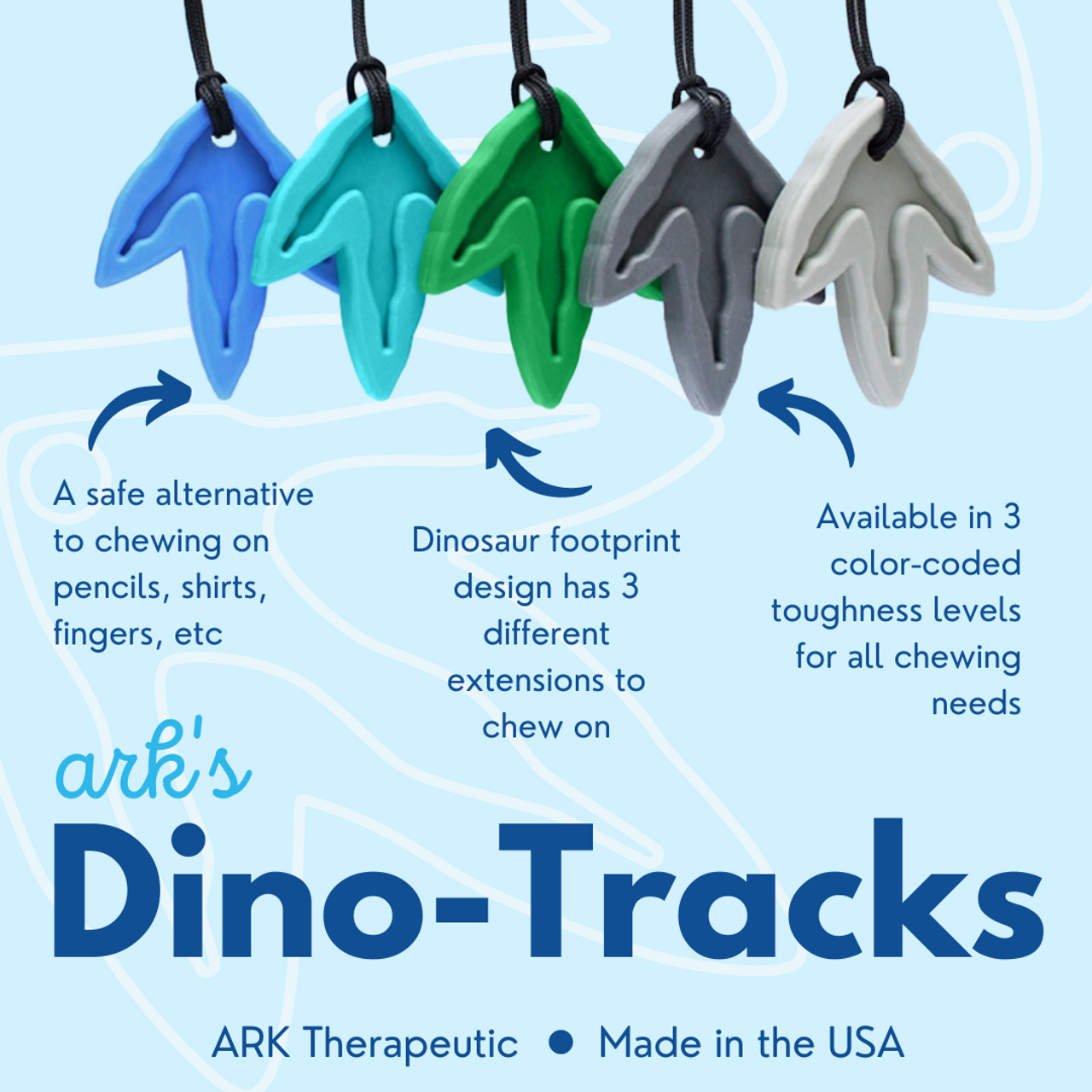 Ark Dino-Tracks Chew Necklace