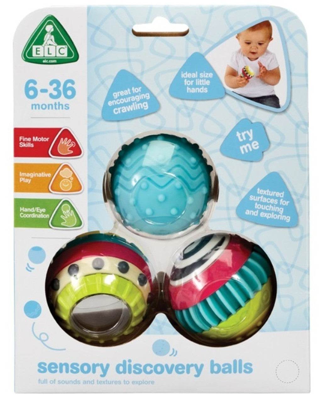 ELC Sensory Balls x 3