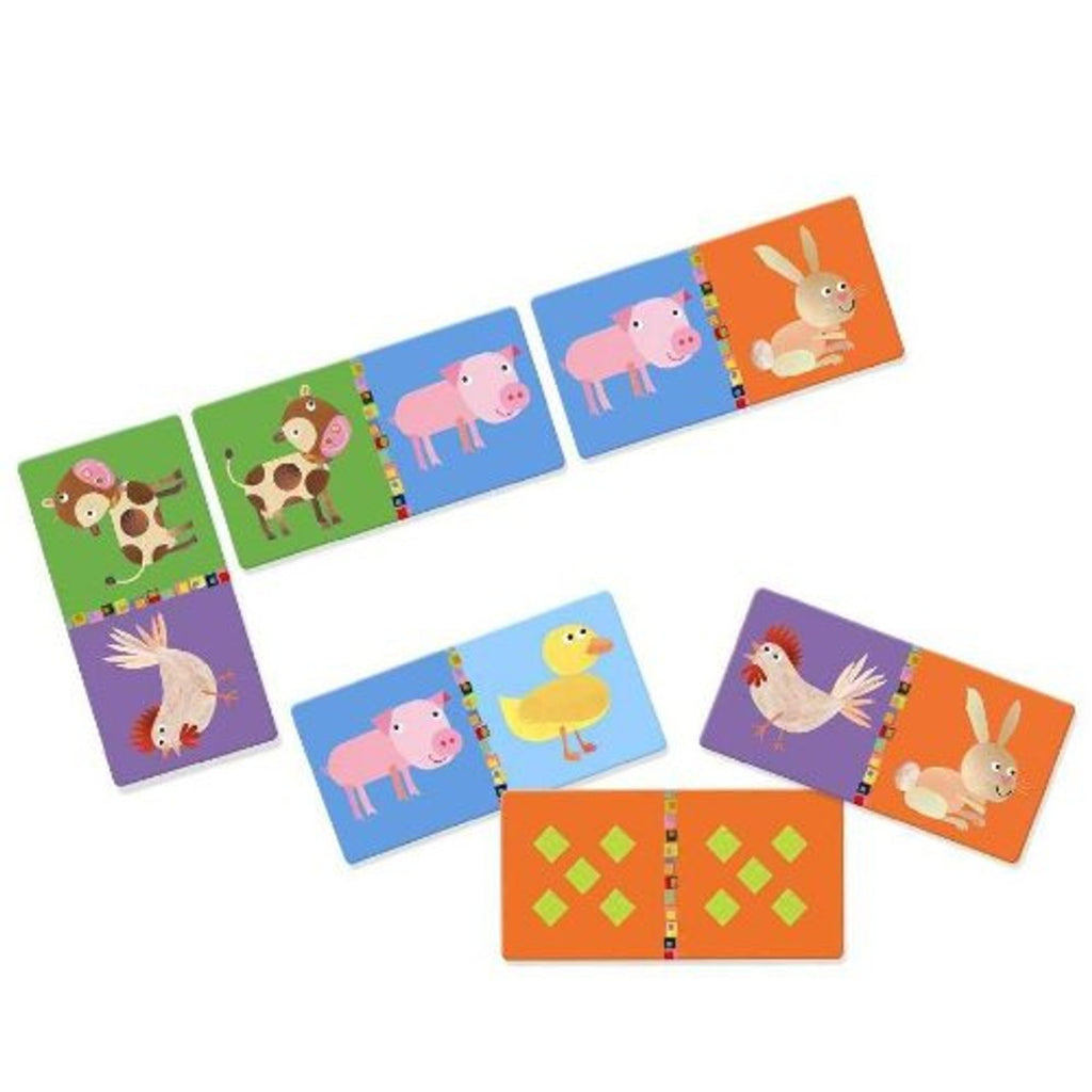 Djeco Domino Farm Game 28 piece