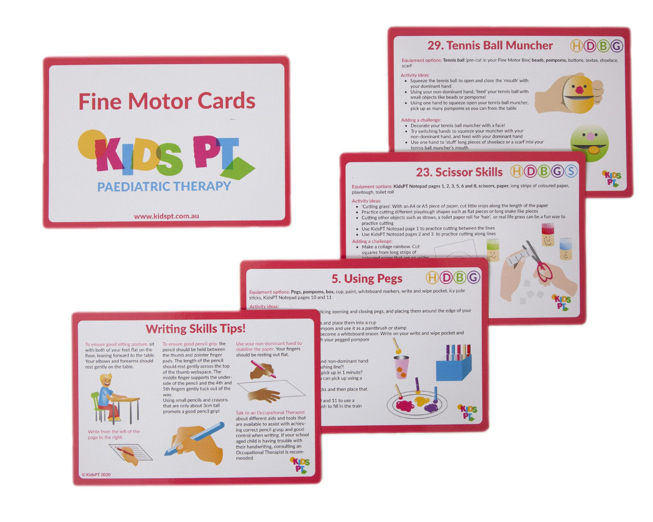 Kids PT Fine Motor Cards