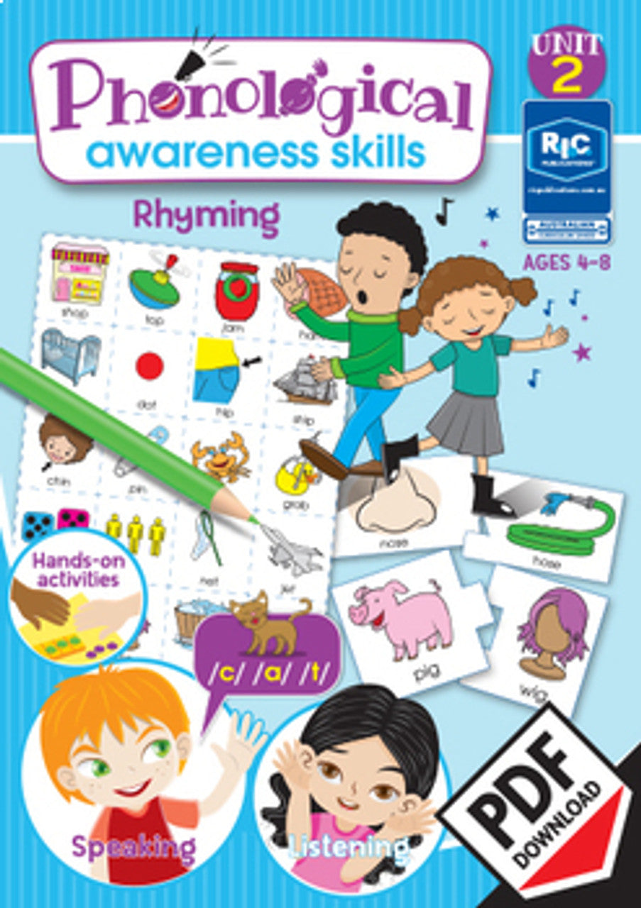 Phonological Awareness Skills - Books 1-5