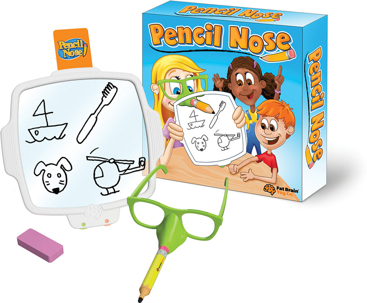 Fat Brain Toys - Pencil Nose Game