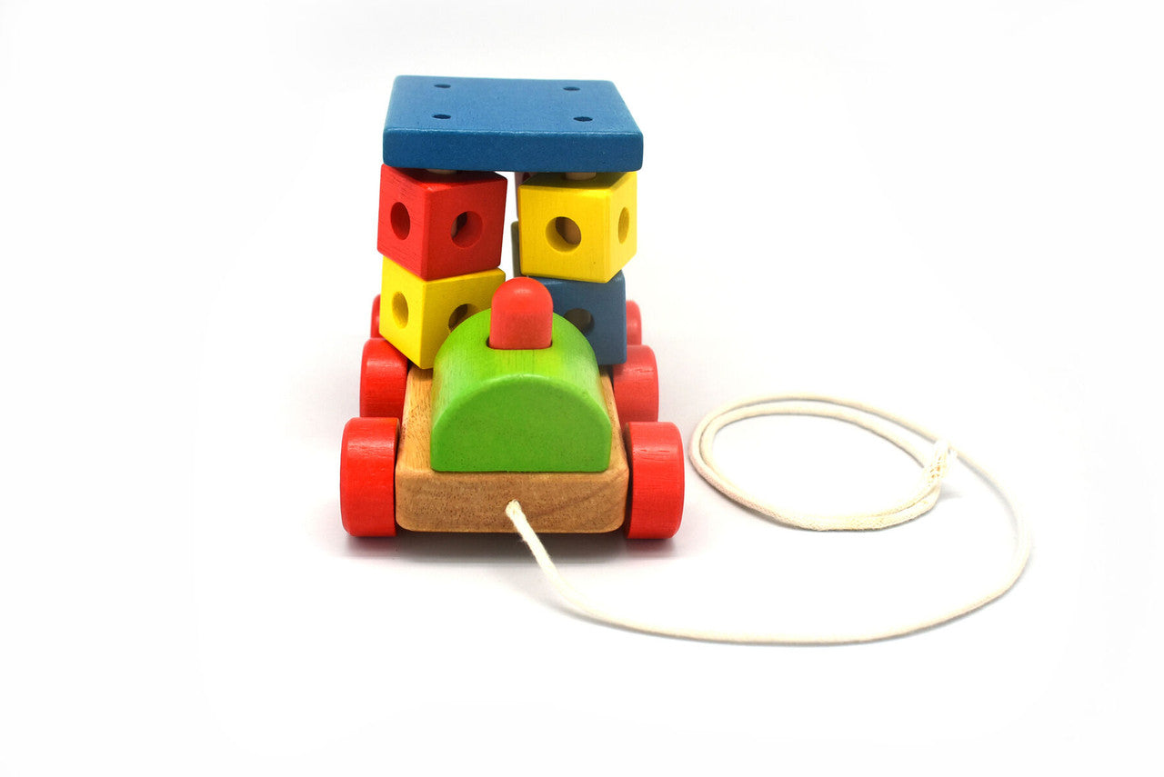 Pull Along Spin Block Engine