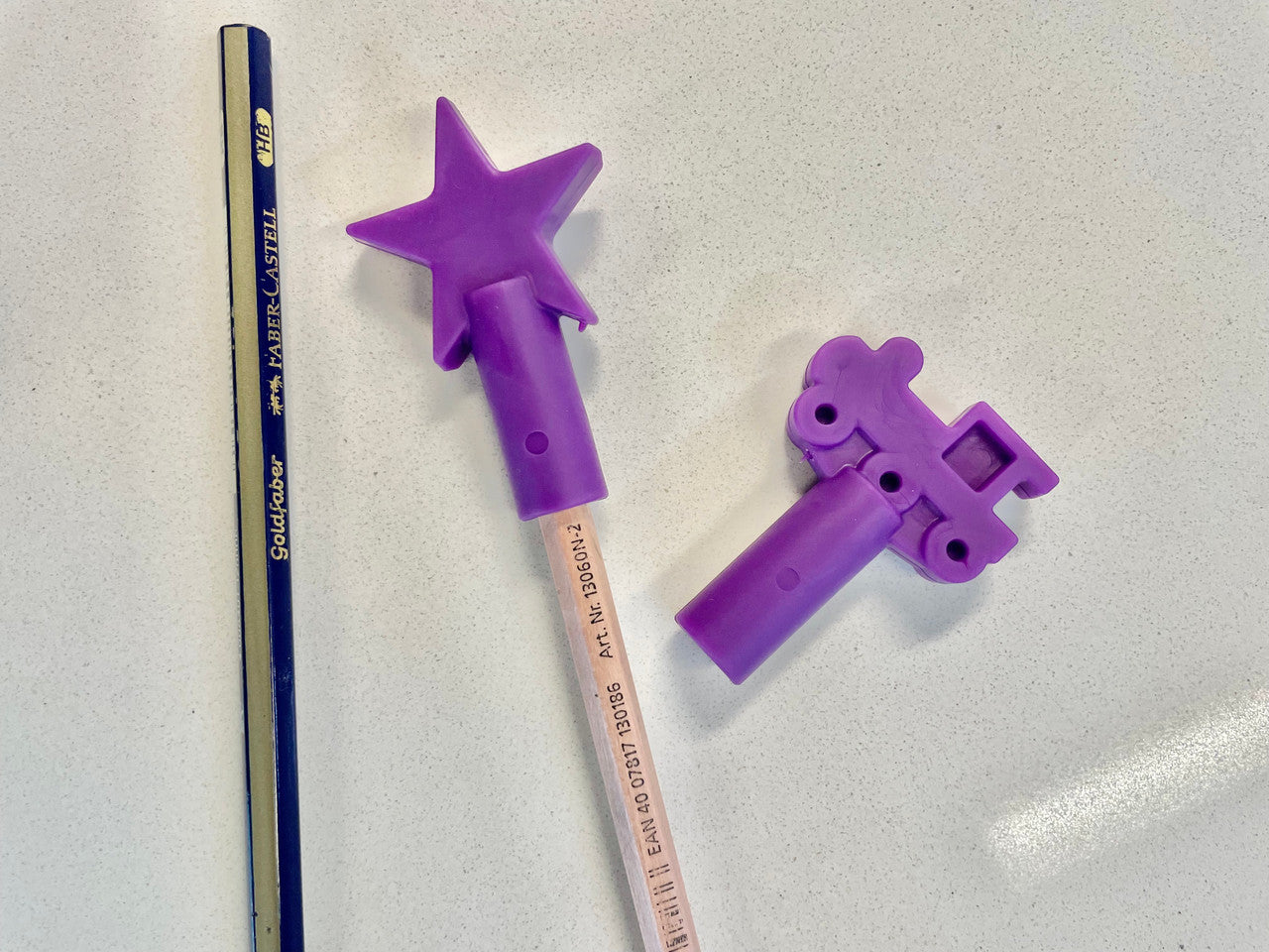 Chew Stixx Pencil Toppers - Stars and Trains