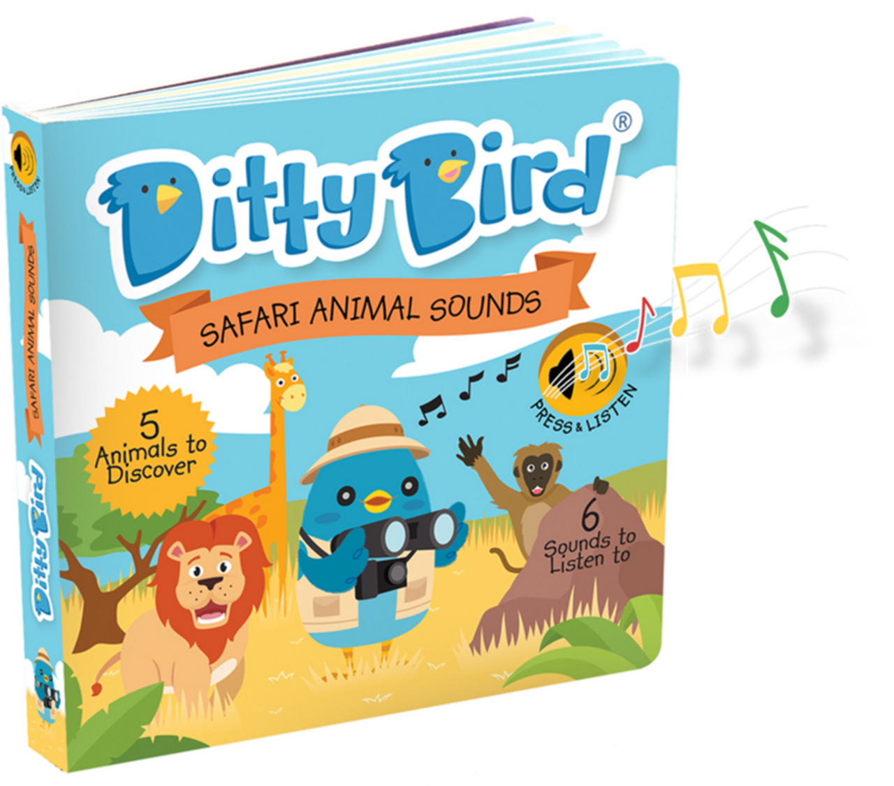 Safari Animal Sounds Board Book