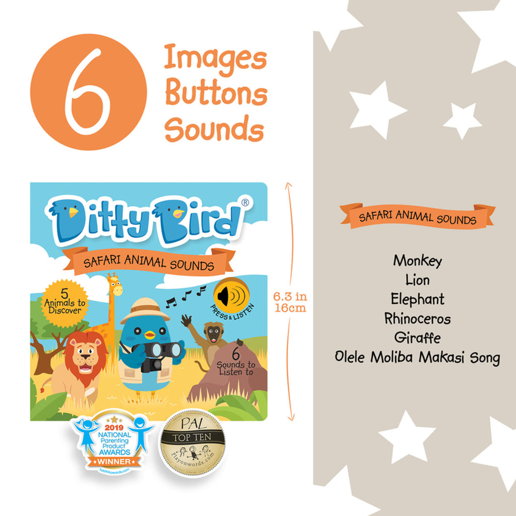 Safari Animal Sounds Board Book