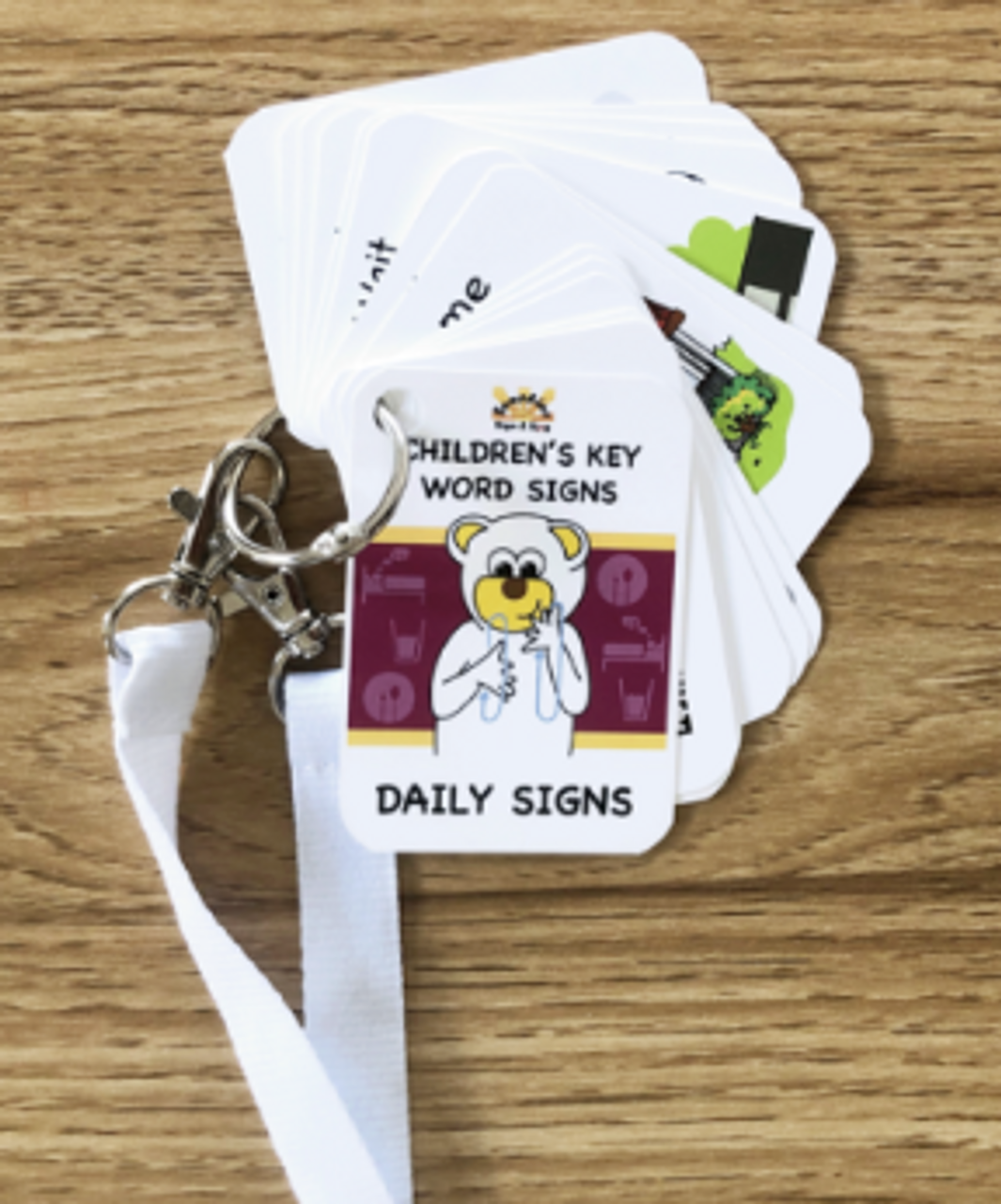 Flashcards - Lanyard of Daily Signs