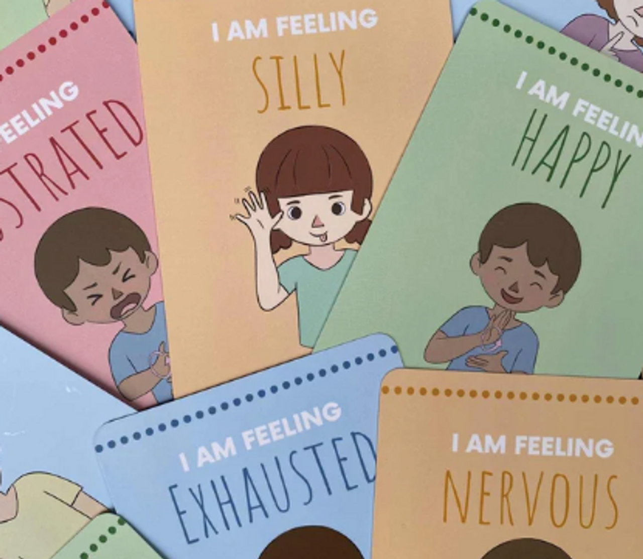 My Zones of Feelings Auslan Flash Cards