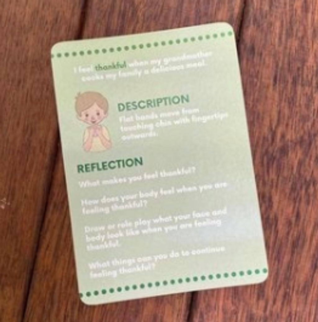 My Zones of Feelings Auslan Flash Cards