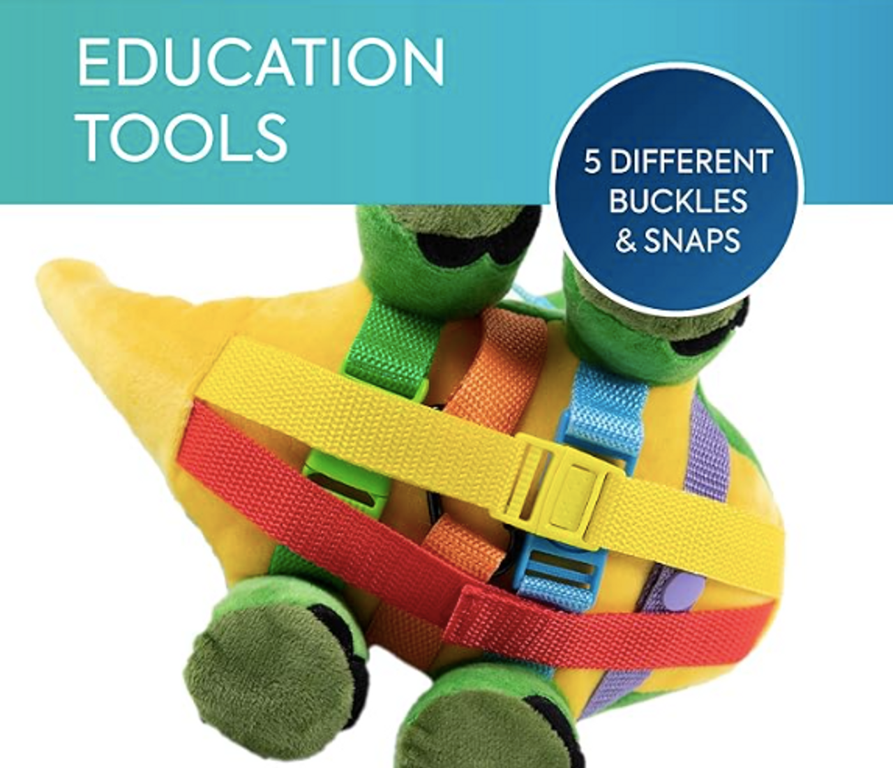 Buckles The Dinosaur Sensory Toy