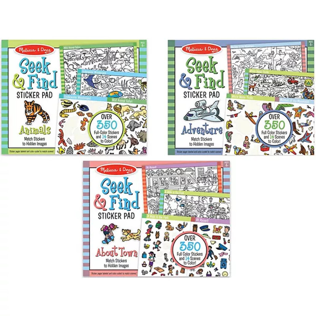 Seek and Find Sticker Pads