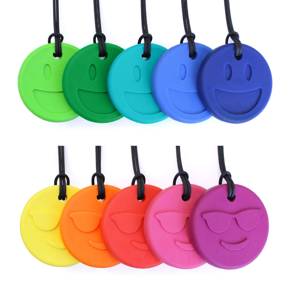 Ark Smiley Face Chew Necklace