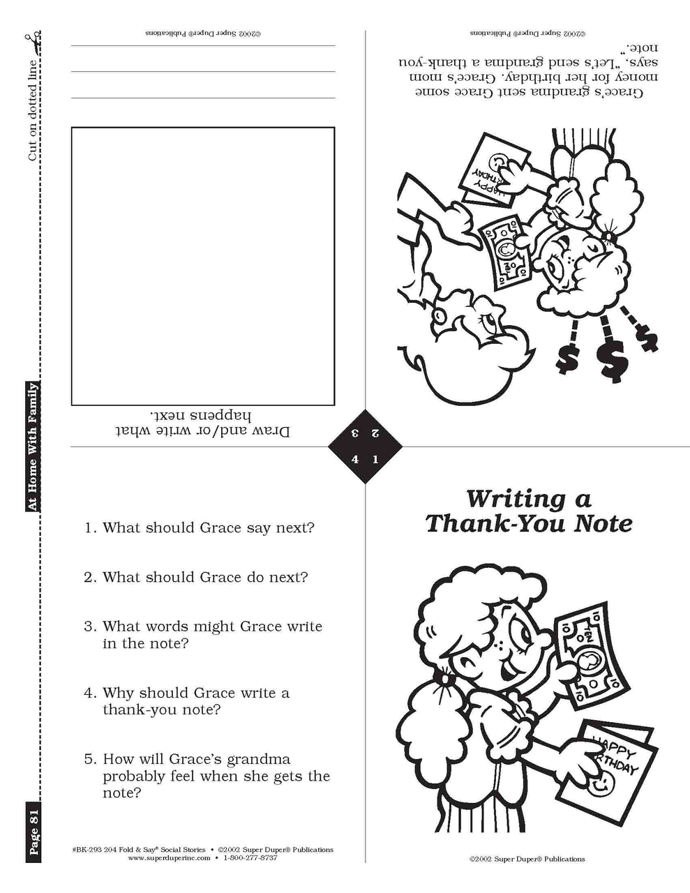 204 Fold and Say Social Skills Book