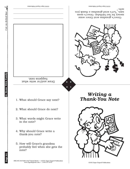 204 Fold and Say Social Skills Book