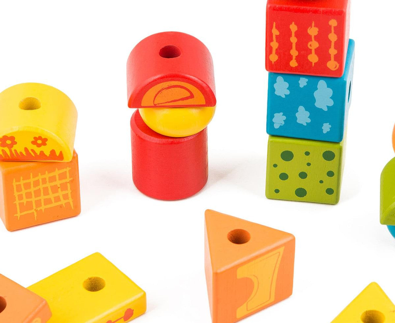 Hape String Along Shapes - Creative Lacers