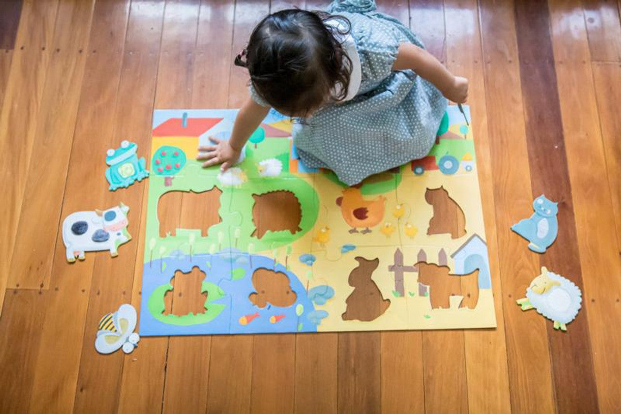 Tactile Farm Giant Puzzle 20 piece