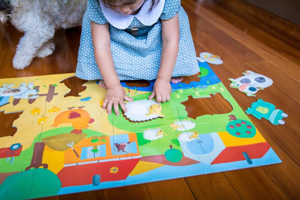 Tactile Farm Giant Puzzle 20 piece