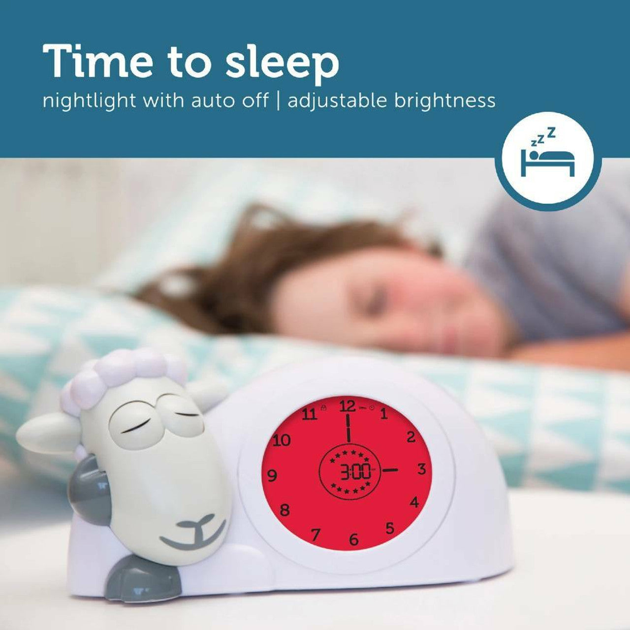 Zazu Sam The Lamb Sleep Trainer Clock