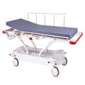 Patient Trolley, Electric Hi-Lo, Backrest, Kneebreak & Trendelenburg, Includes 100mm Mattress, Foot Rail, 5 Riser Dropside Rails & 2 Handsets, Contour Portare, Modsel (SWL 300kg)
